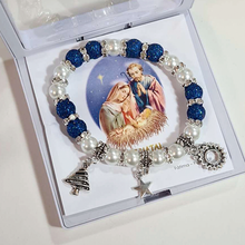 Load image into Gallery viewer, Christmas Bracelet - Blue
