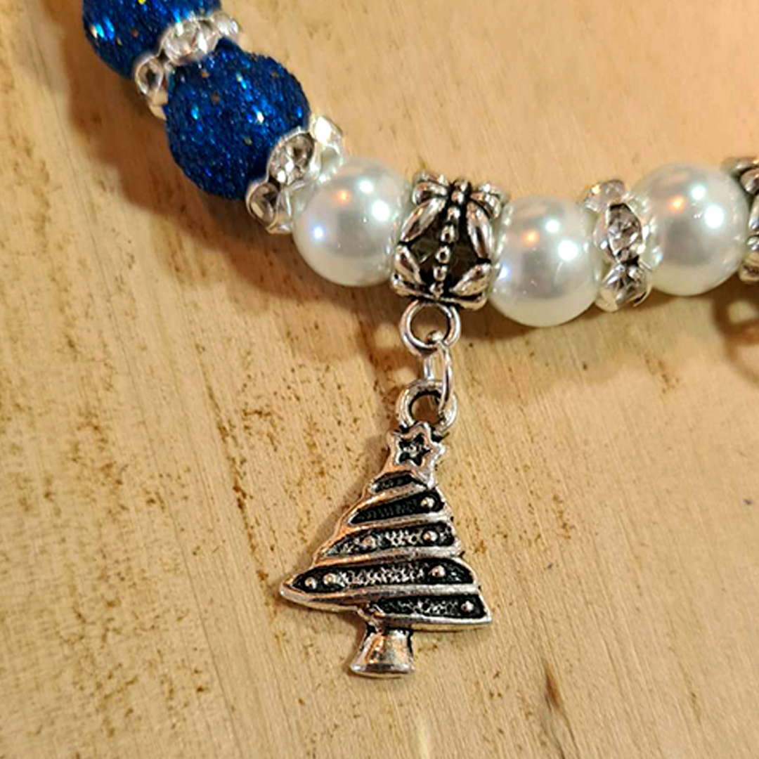 Christmas Bracelet - Blue