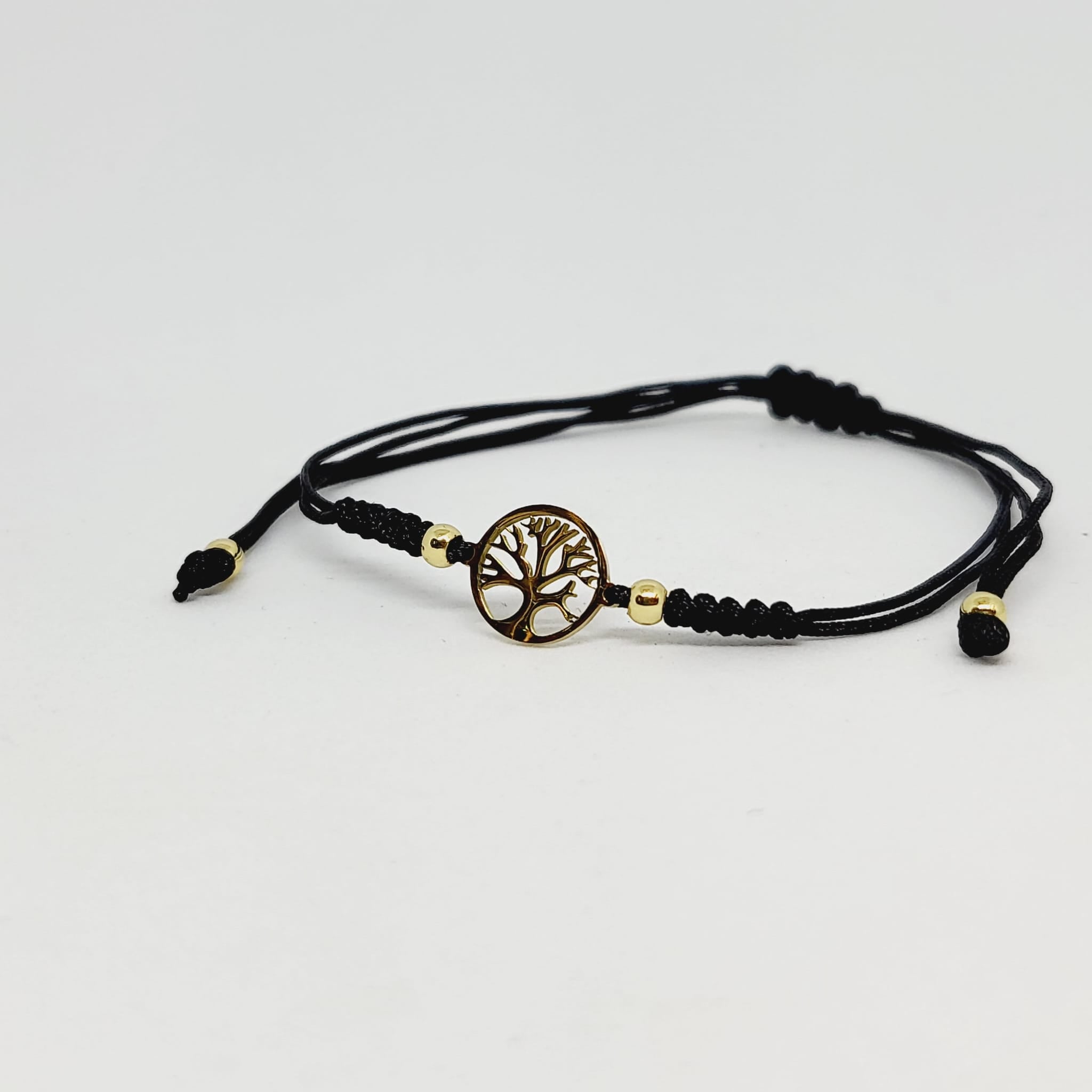 Golden Tree of Life - Adjustable Bracelet [Stainless Steel]