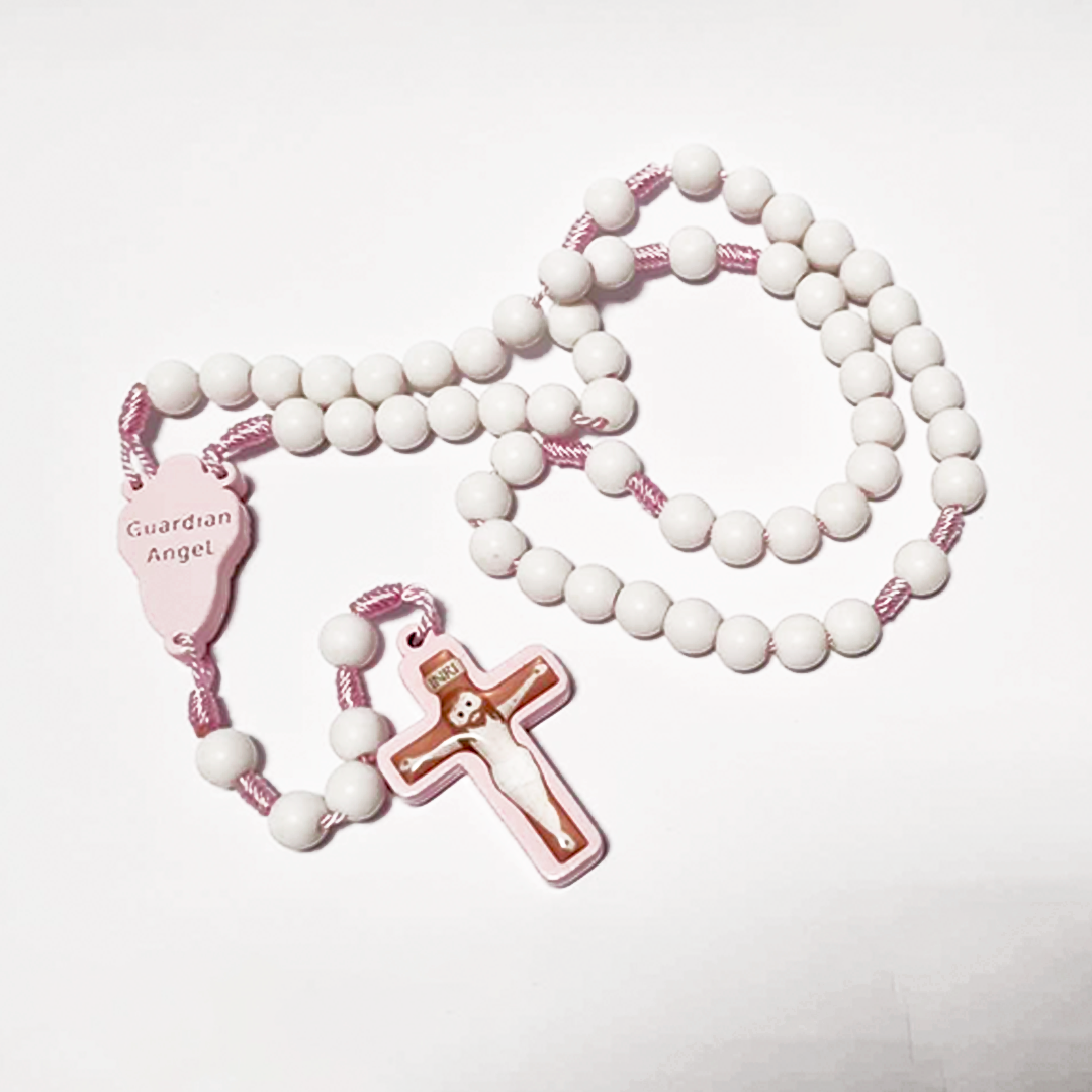 Guardian Angel Rosary [Pink]