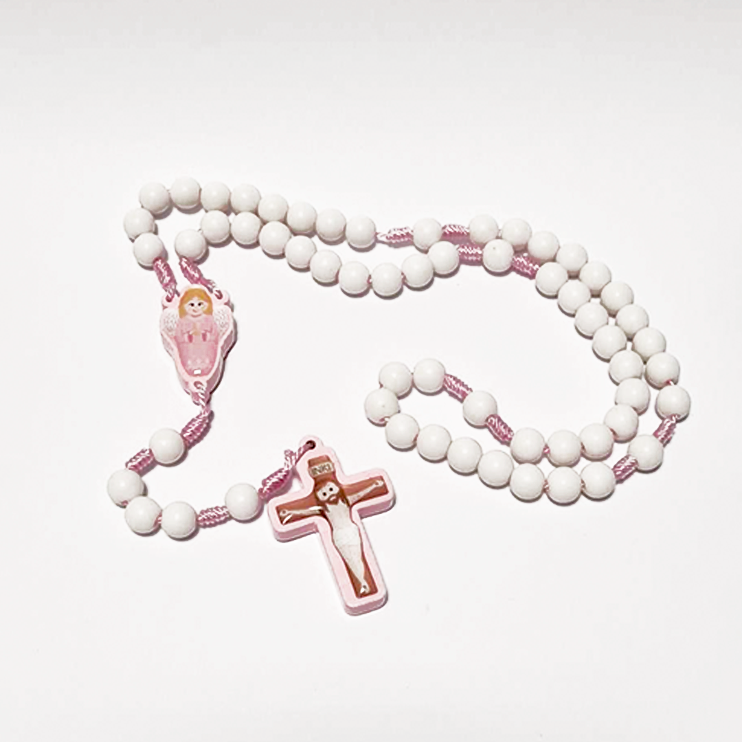 Guardian Angel Rosary [Pink]