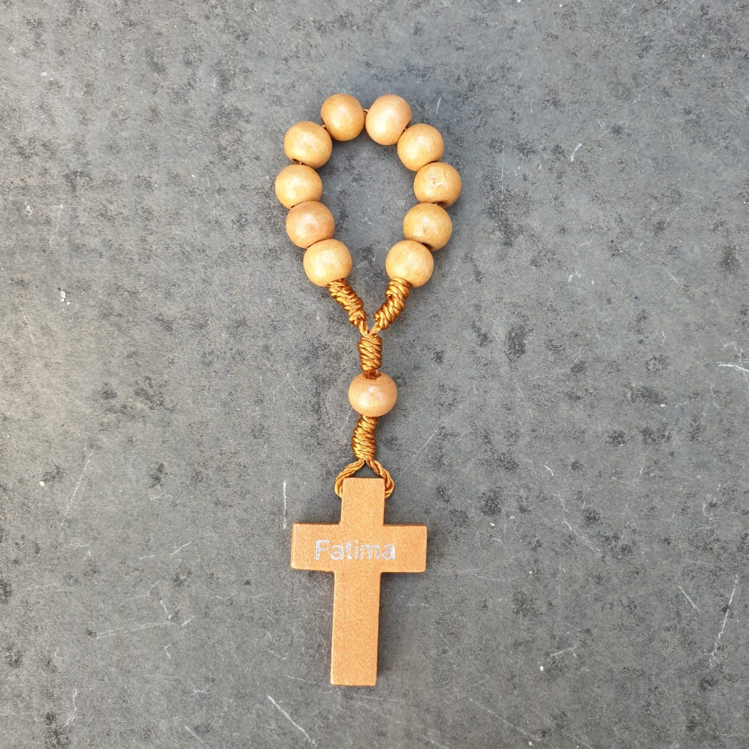 Mini Decade Rosary - Woodwork