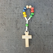 Load image into Gallery viewer, Mini Decade Rosary - Woodwork
