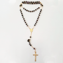 Cargar imagen en el visor de la galería, Murano Crystal Rosary - Golden Plated
