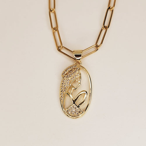 Our Lady of Fatima Chain Necklace