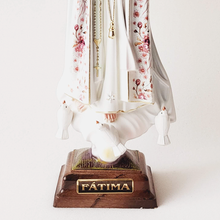 Cargar imagen en el visor de la galería, Our Lady of Fatima - Rose Flowers - Crystal eyes - 11.8&#39;&#39; | 30cm
