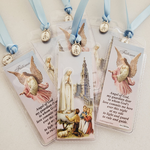 Our Lady of Fatima Prayer Card - English