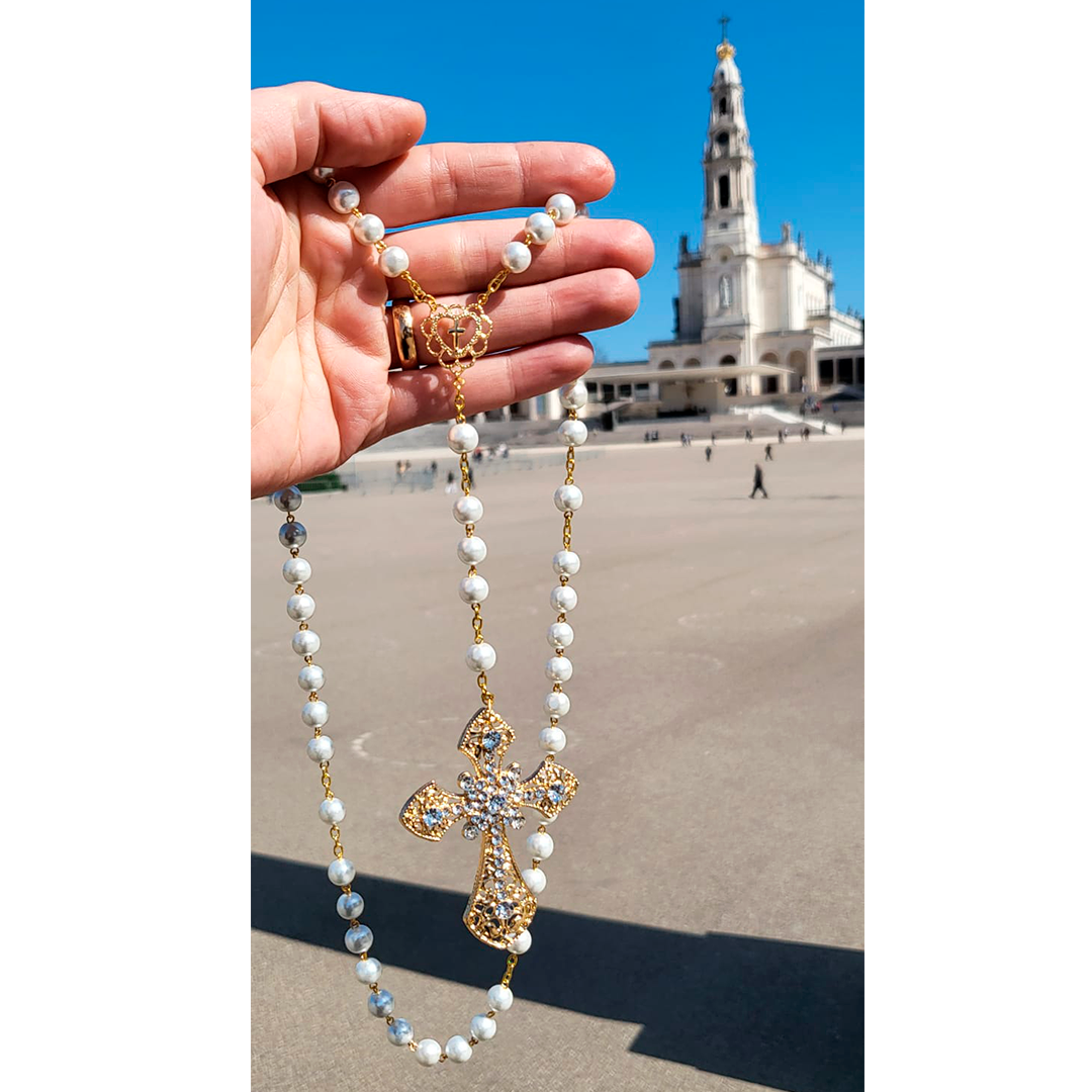 Pearl Glass Rosary