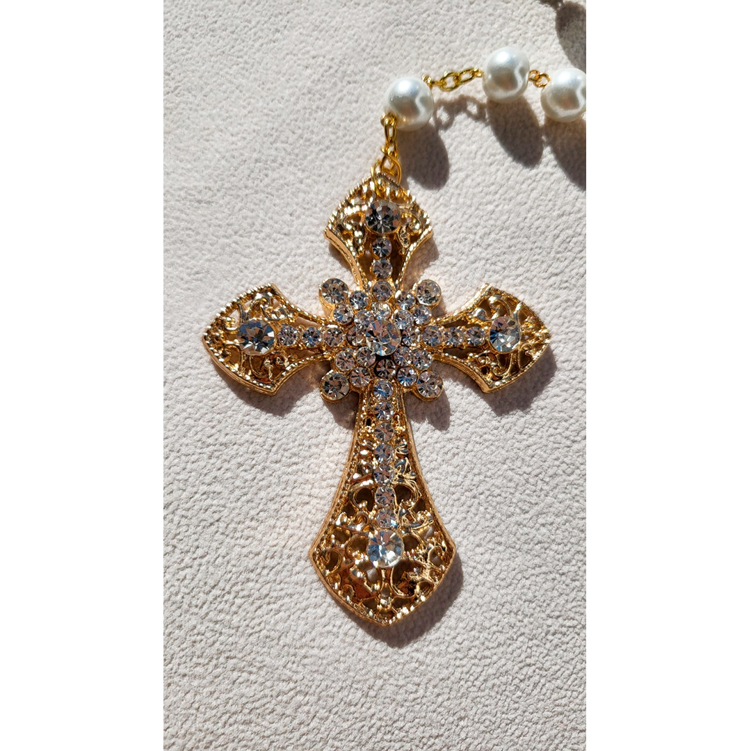 Pearl Glass Rosary