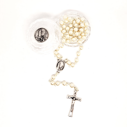 Pearl - Soil of Fatima Rosary