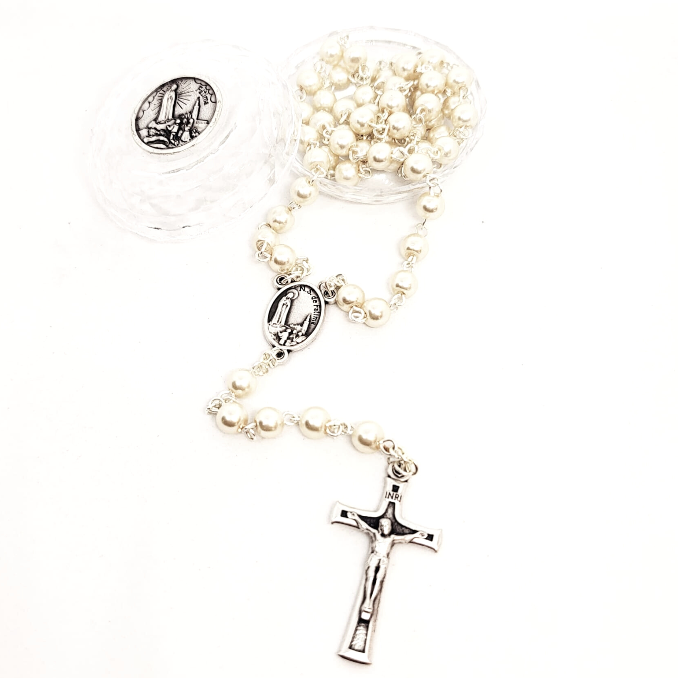 Pearl - Soil of Fatima Rosary