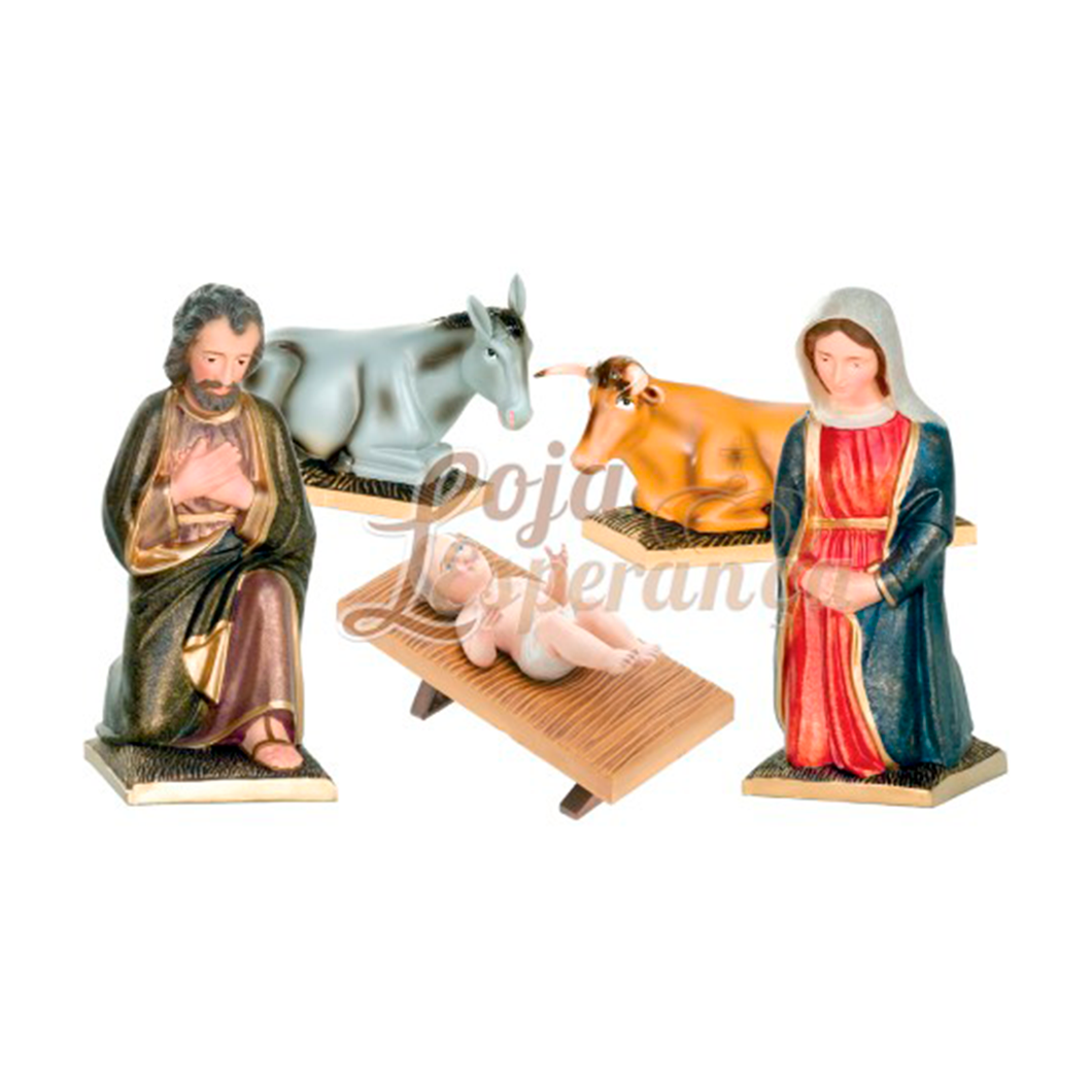 Premium Nativity Scene - 5 Pieces