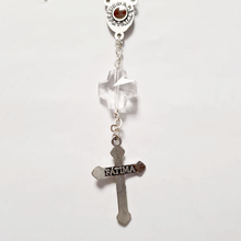 Cargar imagen en el visor de la galería, Red Crystal Decade Rosary Bracelet
