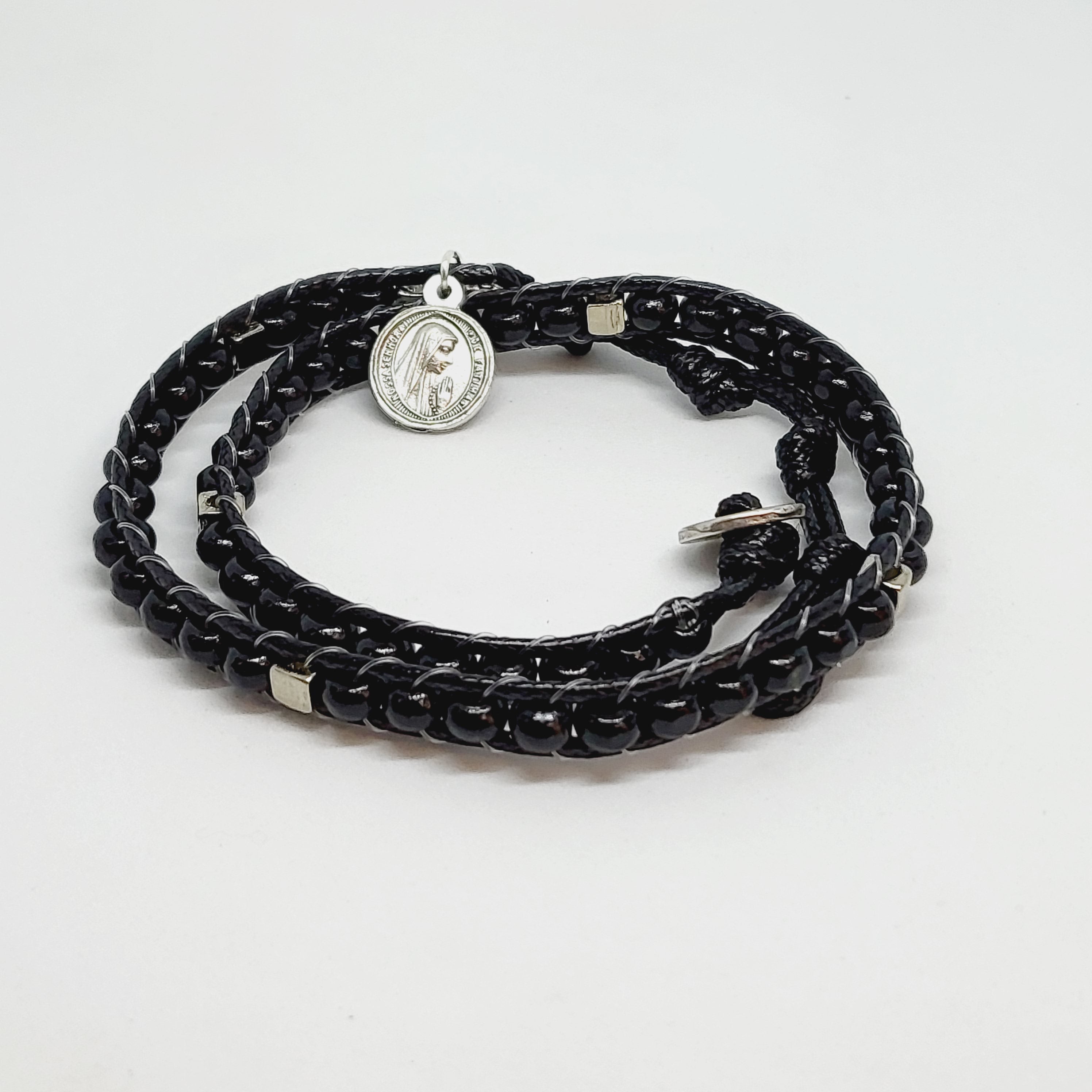 Rosary Bracelet [Black]