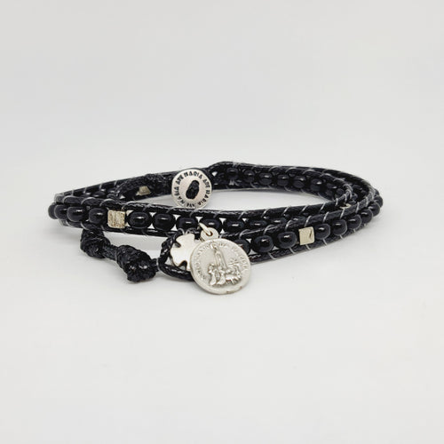 Rosary Bracelet [Black]