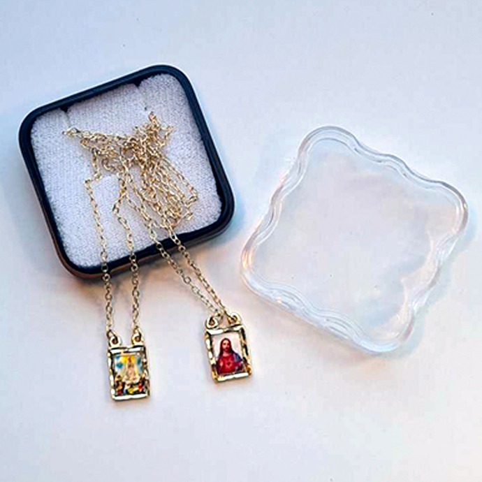 Scapular Our Lady of Fatima and Sacred Heart of Jesus