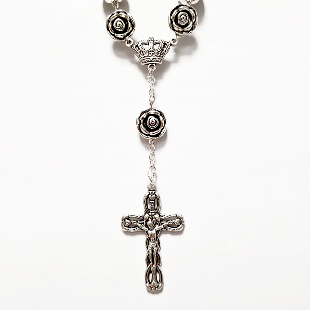 Silver Decade Rosary Roses