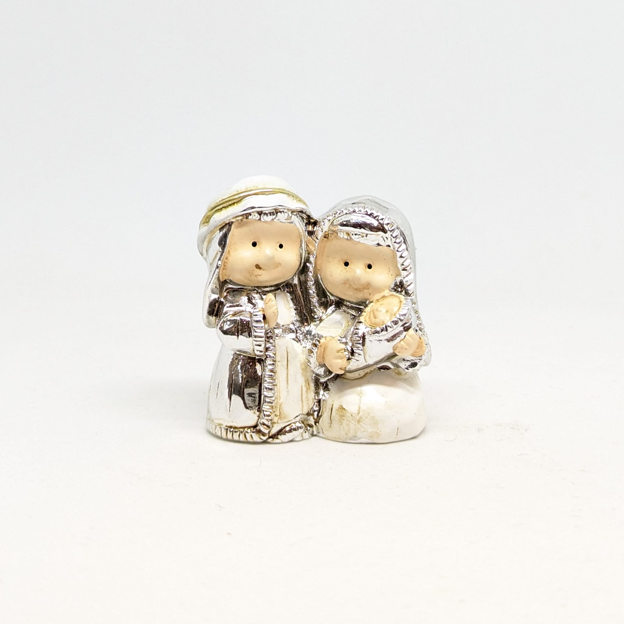 Silver Nativity Scene | 1.57'' | 4cm