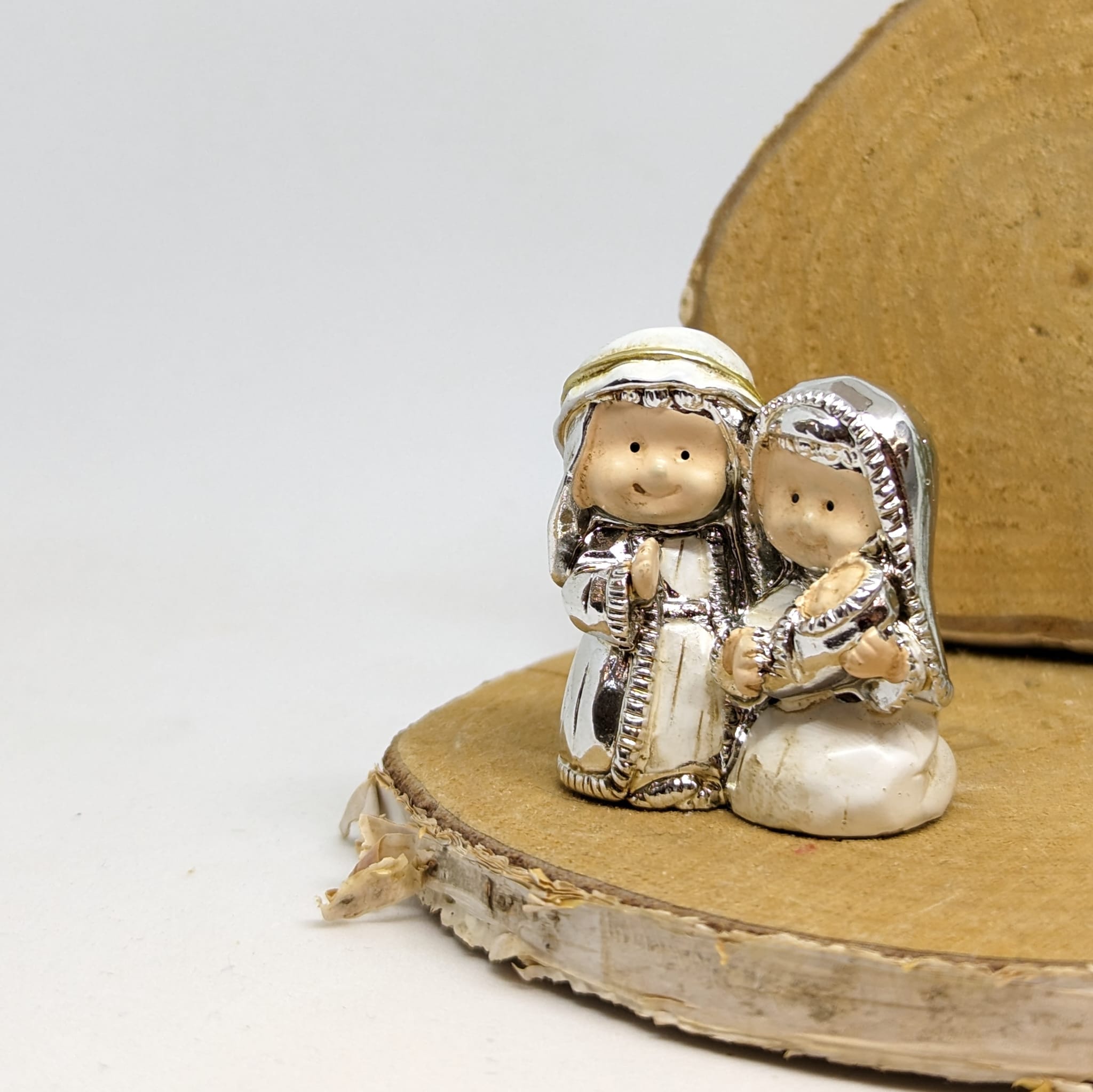 Silver Nativity Scene | 1.57'' | 4cm