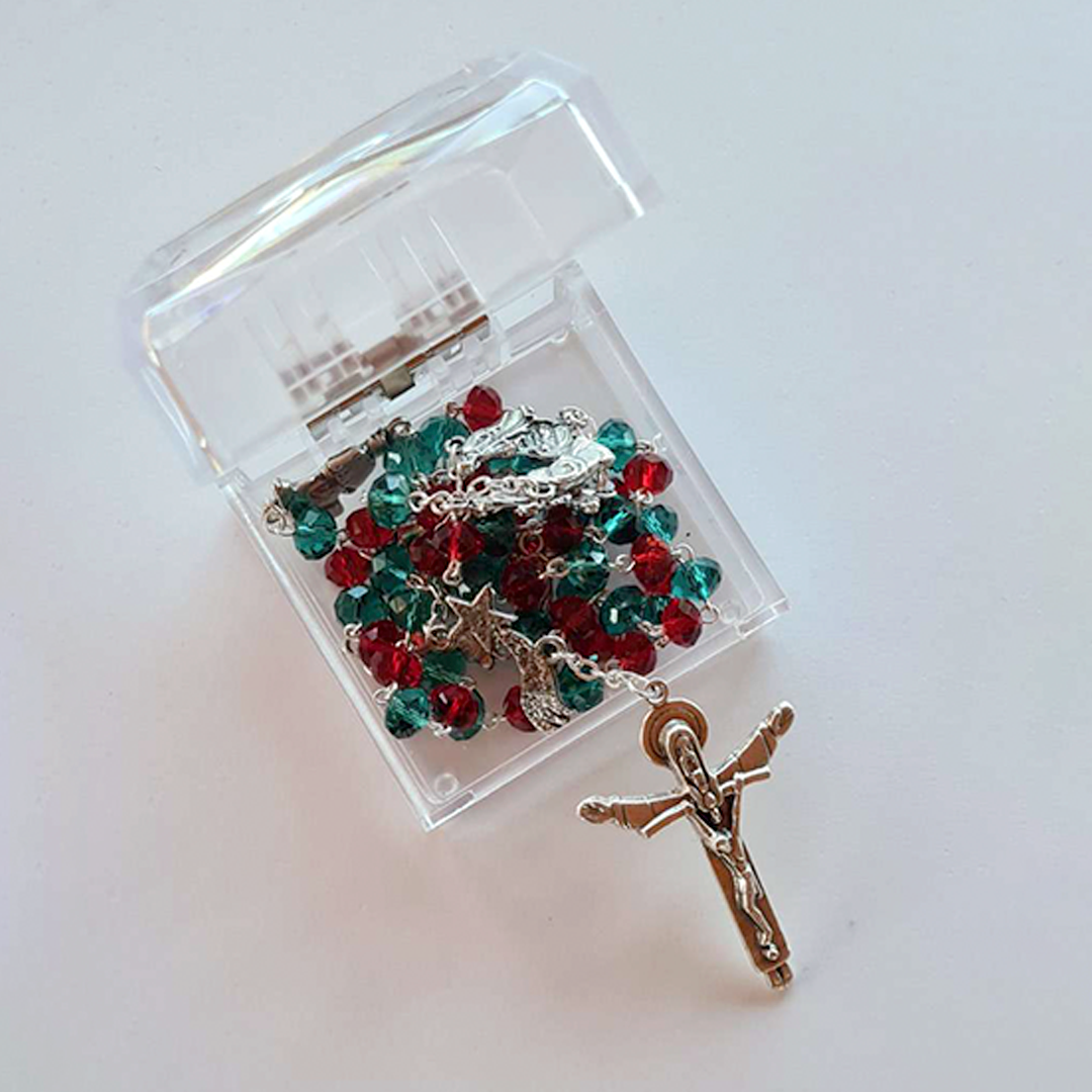 Christmas Rosary - Smaller Beads