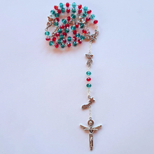 Load image into Gallery viewer, Christmas Rosary - Smaller Beads
