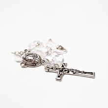 Cargar imagen en el visor de la galería, Translucent Crystal Decade Rosary Bracelet
