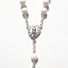 Load image into Gallery viewer, Tree of Life - Pearl White Rosary
