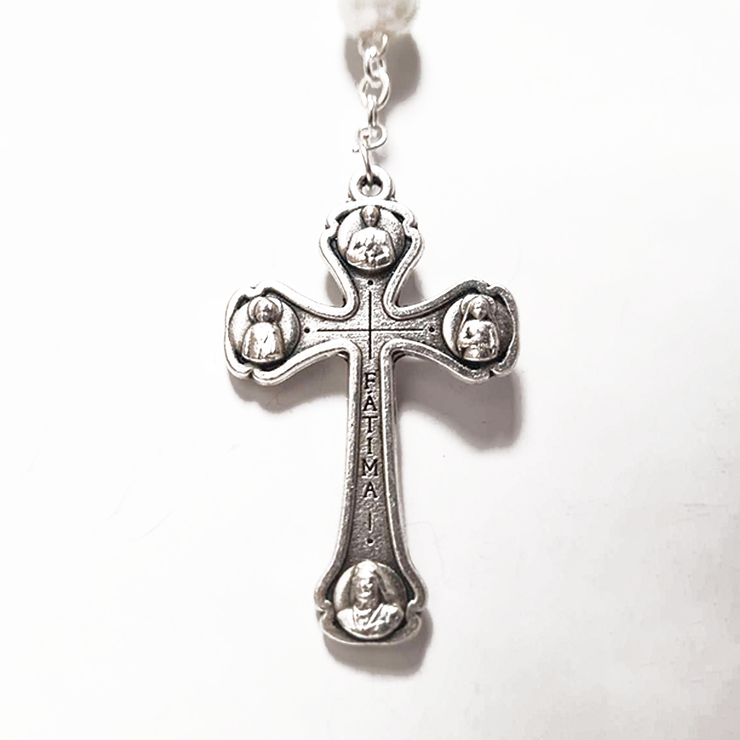 Tree of Life - Pearl White Rosary