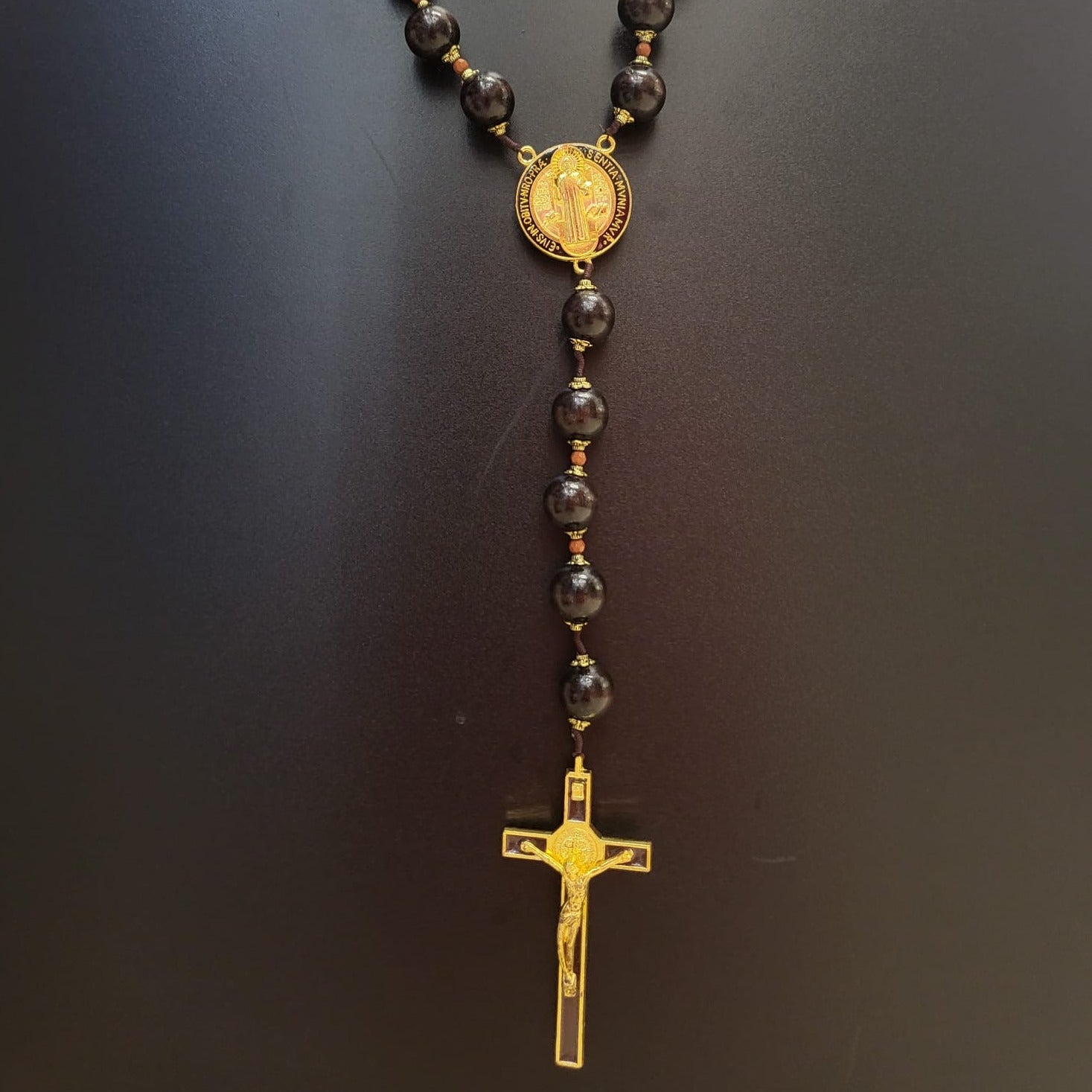 Wall Rosary - Saint Benedict