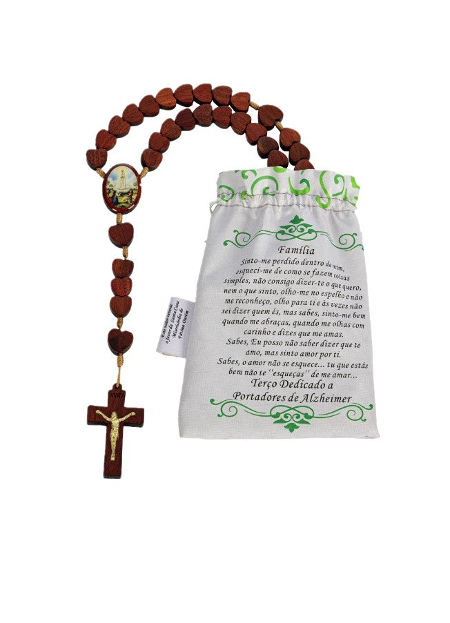 Wood Rosary - Dedicated to Alzheimer's patients