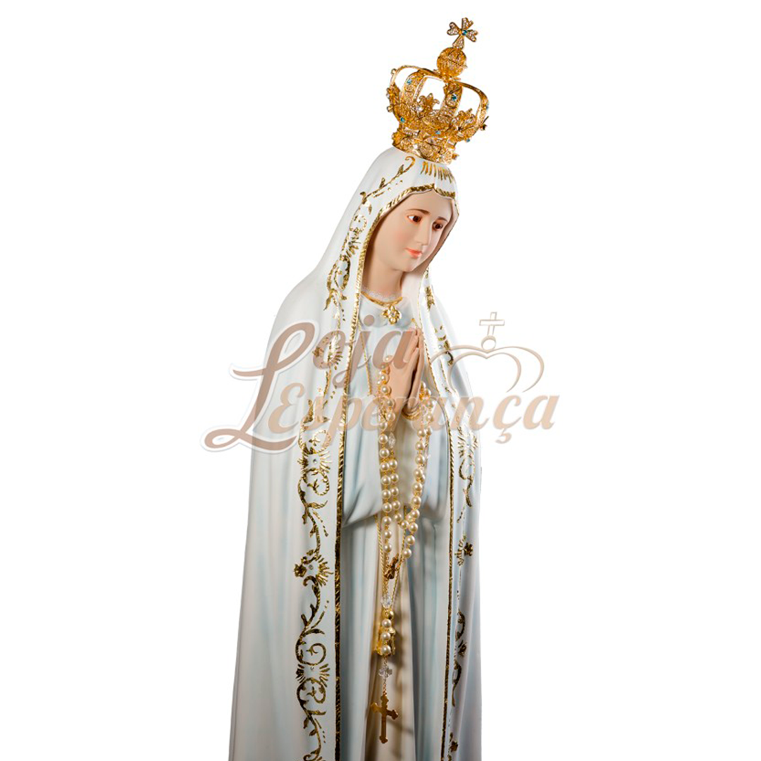 Wood Our Lady of Fátima - 41.34'' | 105cm