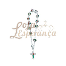 Cargar imagen en el visor de la galería, Cloisonné Decade Rosary Bracelet
