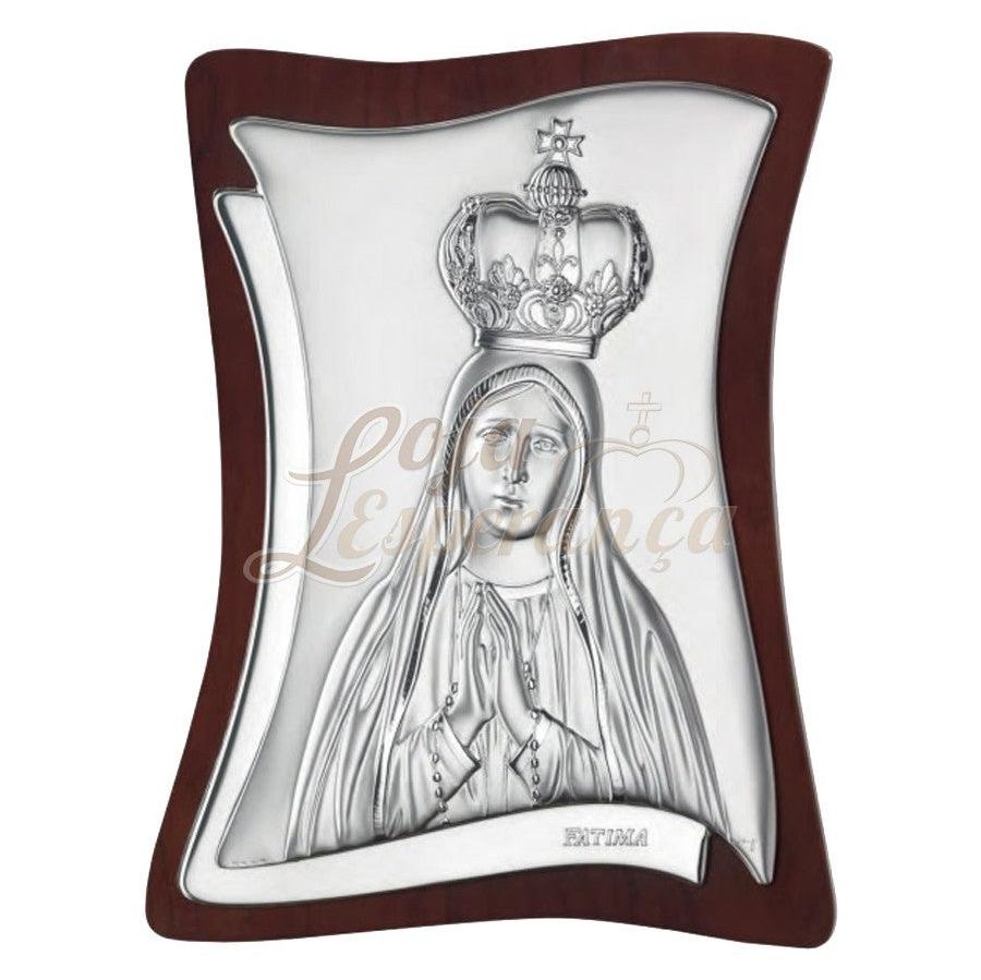 Our Lady of Fatima Silver frame