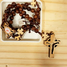 Cargar imagen en el visor de la galería, Holy Wood Fatima Rosary
