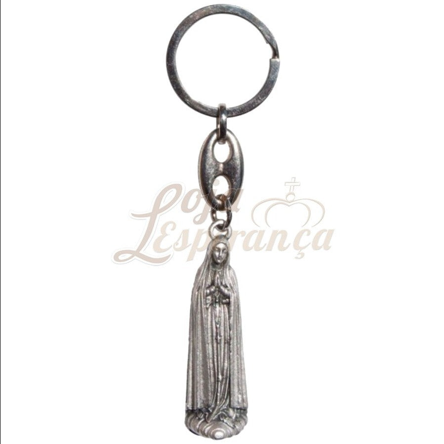 Our Lady of Fatima - Metal keychain