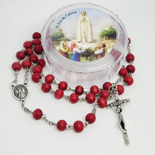 Load image into Gallery viewer, Wood Rose Rosary
